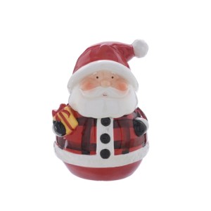 106-179 POTICHE PAPAI NOEL 13X12X17CM