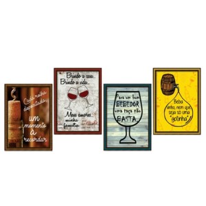 761 QUADRO PORTA ROLHA 25X35CM