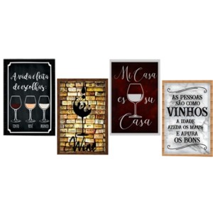 832 QUADRO PORTA ROLHA 20X30CM