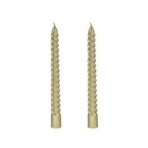 146-049 JOGO 2 VELAS PARAFUSO DOURADA 2,2X25CM