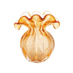 4842 VASO ITALY AMBAR 15X13X16CM