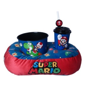 10065181 KIT ALMOFADA PIPOCA INFANTIL SUPER MARIO