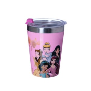 10025083  COPO VIAGEM SNAP 300ML PRINCESAS ROYAL COURAGE