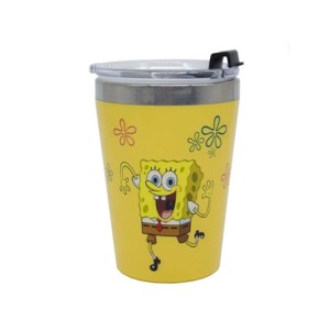 10025278 COPO VIAGEM SNAP 300ML BOB ESPONJA