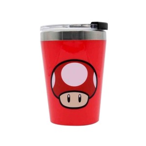 10024156 COPO VIAGEM SNAP 300ML MUSHROOM RED