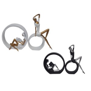 XYG-23001 MULHER DECORATIVA 2 PECAS