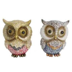 TCJA-06 CORUJA 13CM DECORATIVA