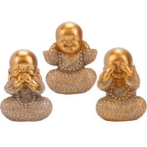 TRES-74  MONGE 10CM DECORATIVO