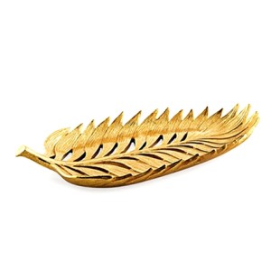 12772 CENTRO DE MESA FOLHA 29X19CM