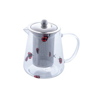 5381 CHALEIRA COM FILTRO DE ACO INOX LADYBUG 750ML