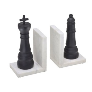 686-014 SUPORTE PARA LIVRO PECAS XADREZ DECORATIVO