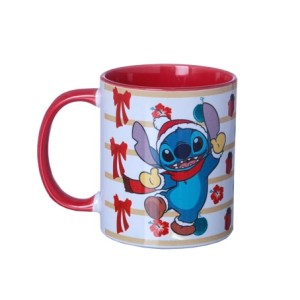 10025591 CANECA POP 350ML VERMELHA STITCH NATAL
