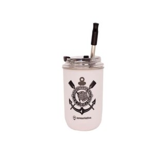 10026631 COPO NEO C/CANUDO 300ML CORINTHIANS