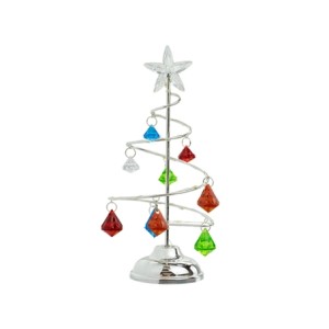 NAZF-0225-D5 LUMINARIA ARVORE NATAL 27CM COLORIDA