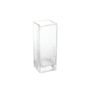 29255 VASO C/FIO DE OURO TAJ 8X8X25CM