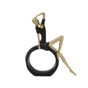 287-039 ESTATUETA MULHER DECORATIVA