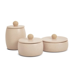 17549 KIT POTES DECORATIVOS 3PCS