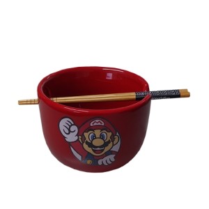 10025570 BOWL C/HASHI 500ML SUPER MARIO