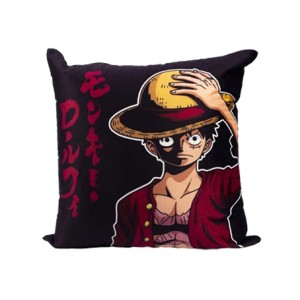 10065097 ALMOFADA FIBRA VELUDO 40X40CM TURMA ONE PIECE