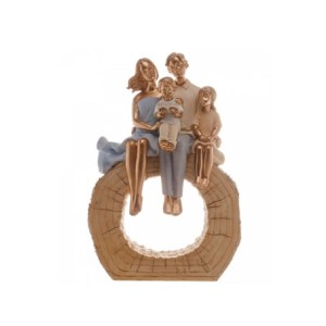61449 FIGURA DECORATIVA FAMILIA 18X8X27CM