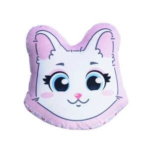 10065239 ALMOFADA FORMATO FIBRA EU AMO GATOS 36X36CM