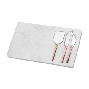 562-023 JOGO TABUA E FACAS PARA QUEIJO