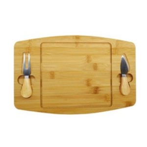 WC410091 KIT PETISQUEIRA 23X35X1,5CM C/2 FACAS P/QUEIJO