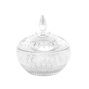 27996 POTICHE DECORATIVO CRISTAL DE CHUMBO QUEEN 14X15CM