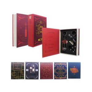 WC409529 KIT VINHO 5PCS LIVRO
