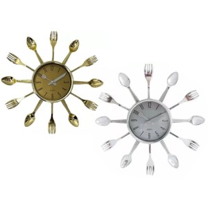 RE1410 RELOGIO DE PAREDE TALHERES 30X30CM
