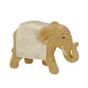 287-055 ELEFANTE DECORATIVO 29X12X20CM