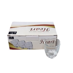 88095 JOGO DE COPOS P/SHOT HEART 50ML 6PCS