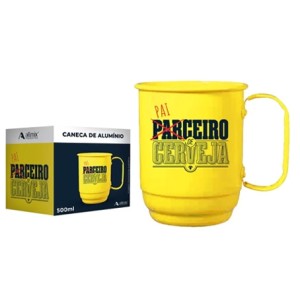 804004 CANECA ALUMINIO 500ML PAI PARCEIRO