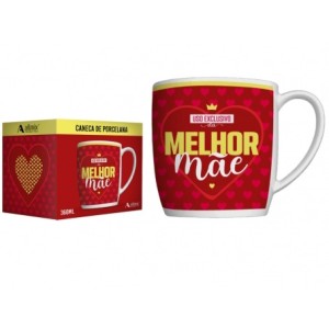 401148 CANECA PORCELANA 360 ML FAMILIA - MELHOR MAE