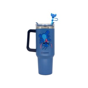 10025748 CANECAO TUMBLER C/PINGENTE 1,15LT STITCH