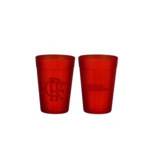 2010333 COPO AMERICANO PRIME 190 ML FLAMENGO VERMELHO COM 2PCS