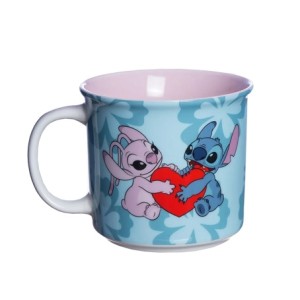 10025654 CANECA TOM 350ML STITCH NAMORADOS