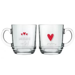 5909413 CANECA LOVE 300 ML- UMA XICARA DE CAFE