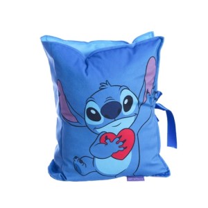 10065277 ALMOFADA FORMATO FIBRA CARTA LACO 30X30CM STITCH LOVE