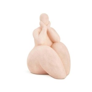 18394 ESCULTURA MULHER DECORATIVA 30X18X24CM