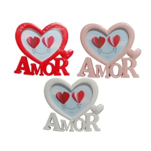 HPR617 PORTA RETRATO CORACAO AMOR 10X15CM