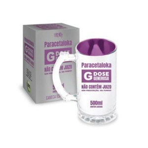 EM-159  CANECA ESPELHADA 500ML PARA CERVEJA PARACETALOKA