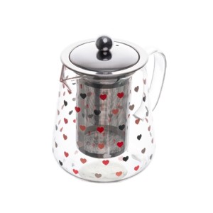 220015 CHALEIRA COM FILTRO DE ACO INOX LOVE 750ML