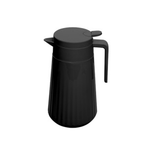 220210 GARRAFA TERMICA DE PLASTICO UNIQUE PRETA 1L