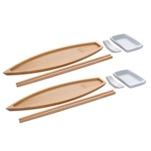 5621 CJ 8 PECAS PARA SUSHI DE BAMBU NAGASAKI