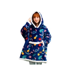 10072532 COBERTOR C/MANGAS HOODIE JUVENIL STITCH