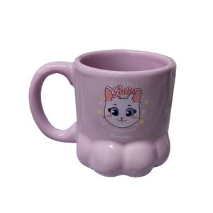 10025755 CANECA FORMATO 3D 350ML PATA EU AMO GATOS