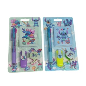 E-006 KIT  CADERNINHO CAPIVARA 4 PCS STUDENTS SUIT