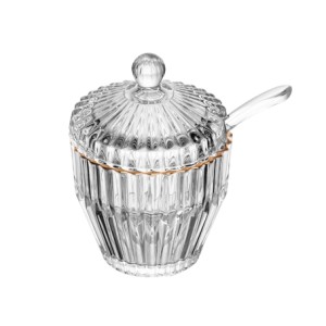 20858 ACUCAREIRO COM FIO DE OURO IMPERATRIZ 8X8X11CM