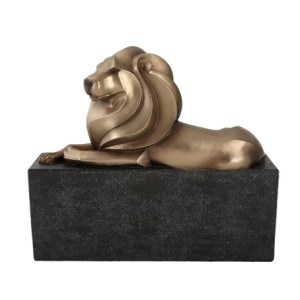 18520 ESCULTURA LEAO 36X12X40CM